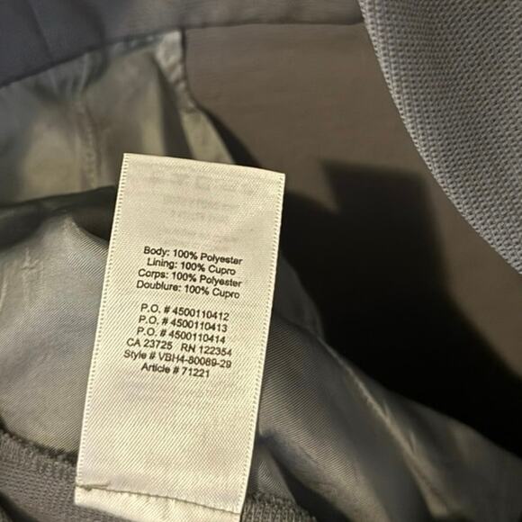 Wilfred (Aritzia) Back Tie Mini Dress in Charcoal Gray, Size S Small - Picture 6 of 8